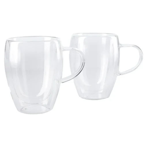 NANU-NANA Shop The Geschenk|Küche*2er Set Doppelwand-Teeglas, 350 Ml