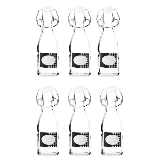 NANU-NANA Jga|Salty- Und Candybar*6er Set Flasche Mit Bügelverschluss, 150 Ml