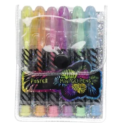 NANU-NANA Nikolaus|Adventskalender*6er Set Gelstift Mini, Pastell