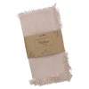 NANU-NANA Küche*2er Set Platzset Fransen, Rosa, 33 X 48 Cm