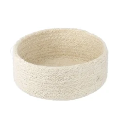 NANU-NANA Organisation|Schalen & Tabletts*3er Set Schale Jute, Rund, Weiß