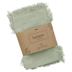 NANU-NANA Küche*2er Set Serviette, Grün, 35 X 35 Cm