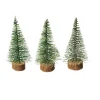 NANU-NANA Weihnachtstraditionen|Shop The Look Xmas*3er Set Tanne Mit Schnee, Mini, Grün, 6 Cm