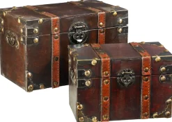 NANU-NANA Hochzeitsgeschenke|Organisation*2er Set Truhe