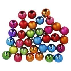 NANU-NANA Weihnachtsbaumschmuck|Weihnachten*34er Set Weihnachtskugeln, Fancy