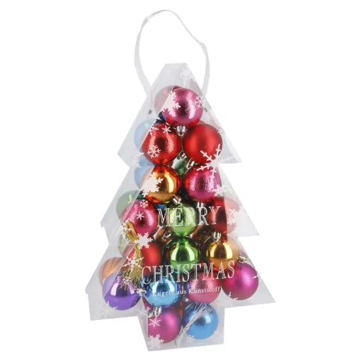 NANU-NANA Weihnachtsbaumschmuck|Weihnachten*34er Set Weihnachtskugeln, Fancy