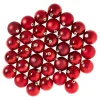 NANU-NANA Weihnachtsbaumschmuck*34er Set Weihnachtskugeln, Rot