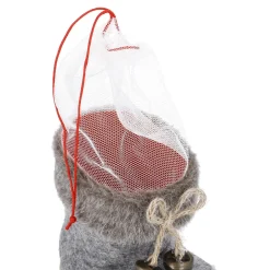 NANU-NANA Nikolaus|Geschenkverpackungen*Fellstiefel, Grau, 14 Cm