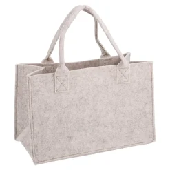NANU-NANA Fashion|Organisation*Filztasche, Beige, 28 X 14 X 18 Cm