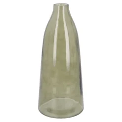 NANU-NANA Vasen & Kunstblumen|Herbstdeko*Flaschenvase Farbe, Dunkelgrün, 12 X 27 Cm