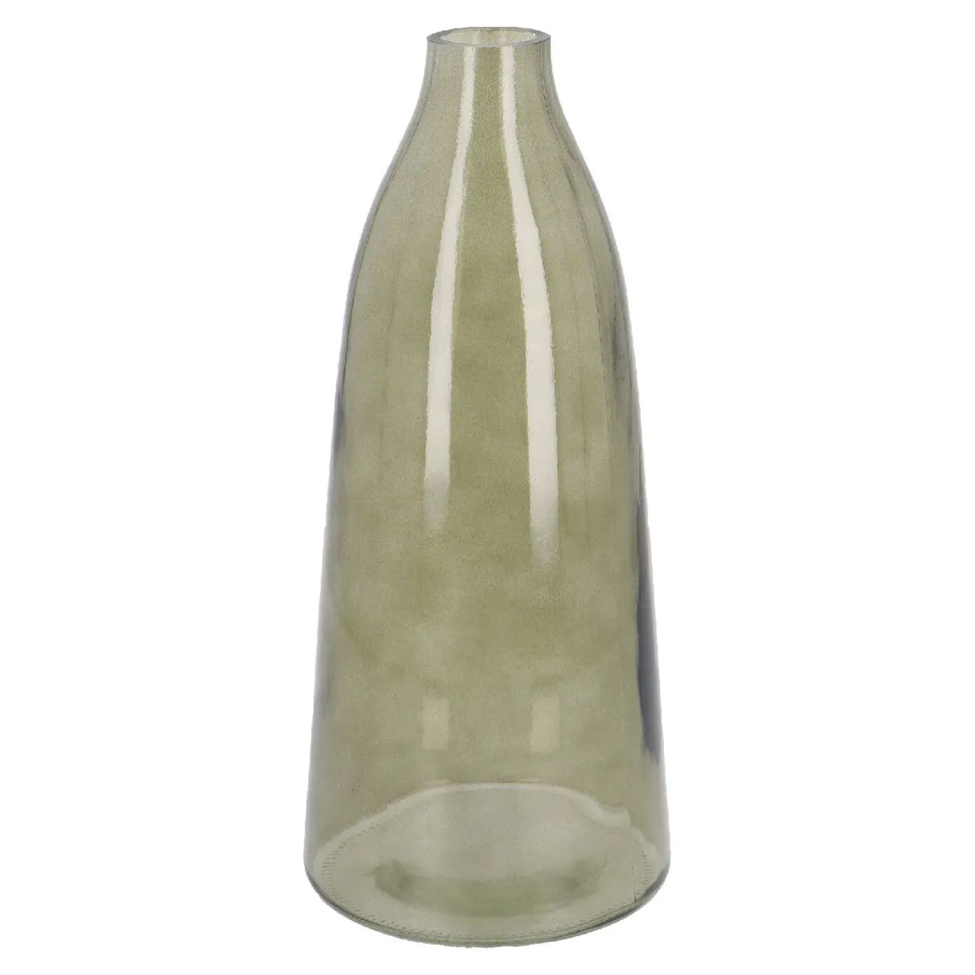 NANU-NANA Vasen & Kunstblumen|Herbstdeko*Flaschenvase Farbe, Dunkelgrün, 12 X 27 Cm
