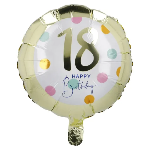 NANU-NANA Geburtstag*Folienballon Geburtstag, 18, 45 Cm