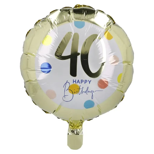 NANU-NANA Geburtstag*Folienballon Geburtstag, 40, 45 Cm