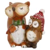 NANU-NANA Figuren|Weihnachtsdeko*Fuchs Mit Eule, Eule Rechts, 6 Cm