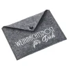 NANU-NANA Geschenkideen|Weihnachtsgeschenke*Geldgeschenk Umschlag, Für Dich/grau, 17 X 12 Cm