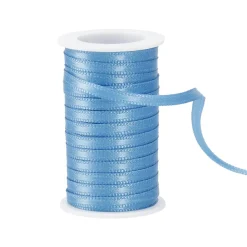 NANU-NANA Jga|Gastgeschenke*Geschenkband Satin, Hellblau, 3mm X 10m