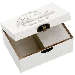 NANU-NANA Hochzeitsdeko|Hochzeitsgeschenke*Geschenkbox Mit Spieluhr, Flitterwochen, 10 X 7 Cm