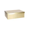 NANU-NANA Geschenkverpackung|Geschenkverpackungen*Geschenkkarton Metallic, Gold, 30.5 X 24 Cm