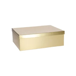 NANU-NANA Geschenkverpackung|Geschenkverpackungen*Geschenkkarton Metallic, Gold, 30.5 X 24 Cm