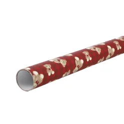 NANU-NANA Geschenkverpackung*Geschenkpapier Bär, Rot, 2 M