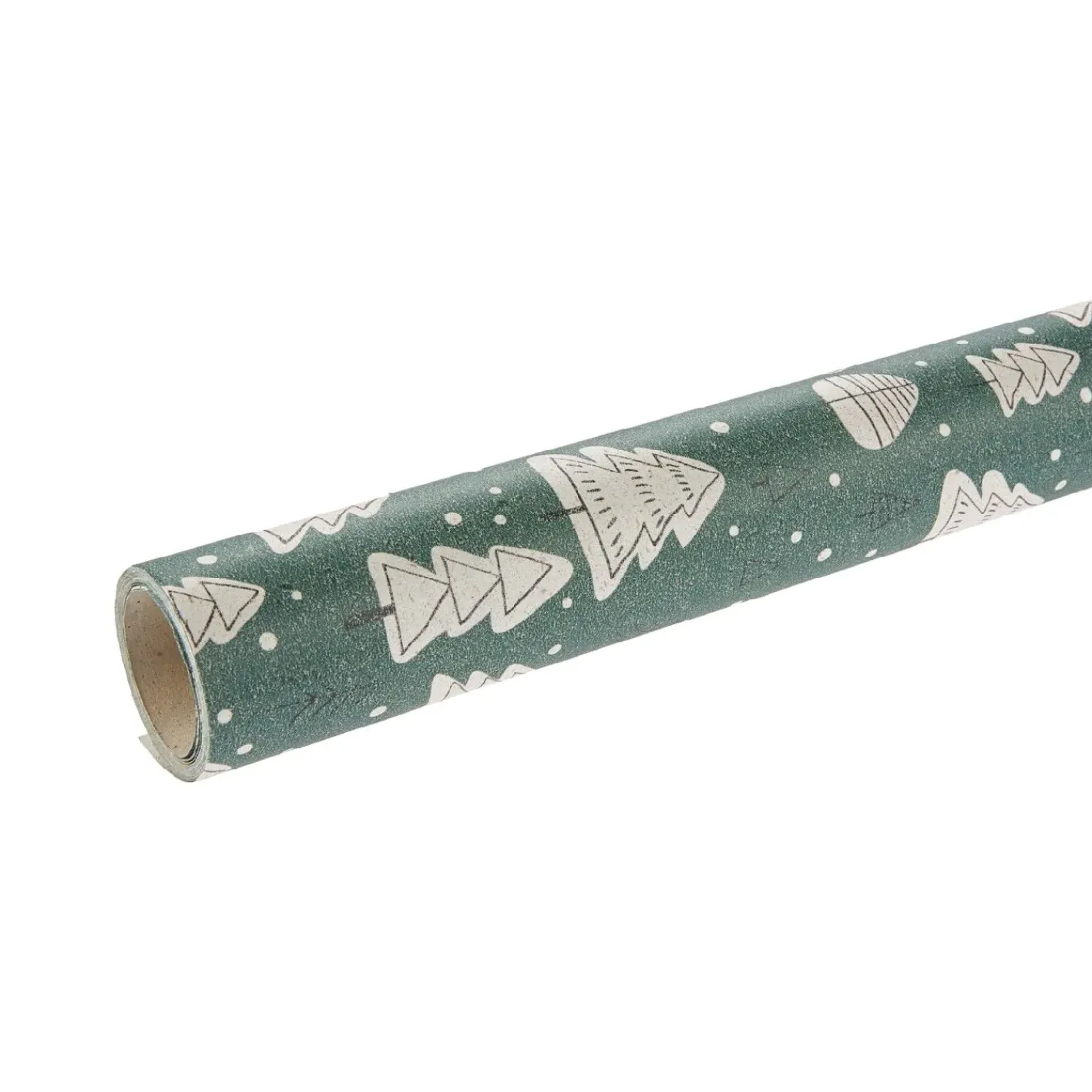 NANU-NANA Geschenkverpackungen*Geschenkpapier Graspapier, Bäume/grün, 1 X 3 M