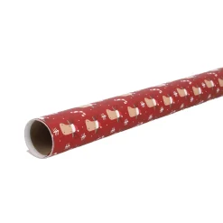 NANU-NANA Geschenkverpackungen|Weihnachten*Geschenkpapier Mix, Elch/rot, 2 M