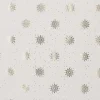 NANU-NANA Geschenkverpackungen*Geschenkpapier Prägung, Schneeflocke/creme, 2 M