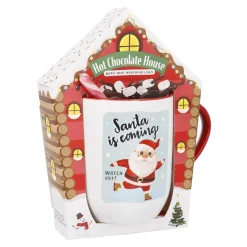 NANU-NANA Küche|Weihnachtsgeschenke*Geschenk-Set Trinkschokolade + Becher, Haus/Schlittschuh