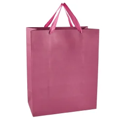 NANU-NANA Geschenkverpackung|Geschenkverpackungen*Geschenktüte Edel, Himbeerrot, 26 X 32 Cm