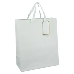NANU-NANA Geschenkverpackung*Geschenktüte Prägung, Mintgrün, 25.4 X 30.5 Cm
