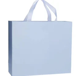 NANU-NANA Geschenkverpackung*Geschenktüte Uni/matt, Hellblau, 36 X 31 Cm