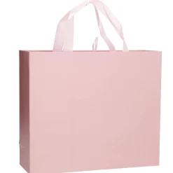 NANU-NANA Geschenkverpackung*Geschenktüte Uni/matt, Rosa, 36 X 31 Cm