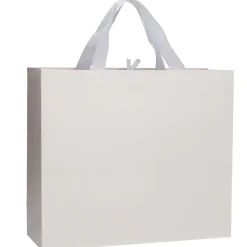 NANU-NANA Geschenkverpackung*Geschenktüte Uni/matt, Weiß, 36 X 31 Cm