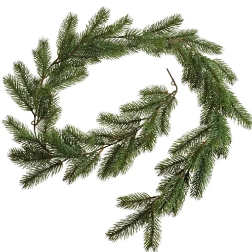 NANU-NANA Vasen & Kunstblumen|Weihnachtsbeleuchtung*Girlande Tanne, 170 Cm