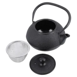 NANU-NANA Shop The Geschenk|Weihnachtsgeschenke*Gusseisen Teekanne, Schwarz