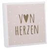 NANU-NANA Organisation*Gutscheinbox Von Herzen/rosa, 11 X 11 Cm