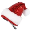 NANU-NANA Weihnachtsoutfit|Weihnachten*Haarclip Weihnachten/Mütze, Knick/rot