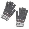 NANU-NANA Fashion*Handschuhe Schneeflocke, Grau