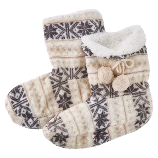 NANU-NANA Fashion*Hausschuhe Bootie, Norweger, Größe 37-39