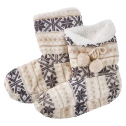 NANU-NANA Fashion*Hausschuhe Bootie, Norweger, Größe 40-42