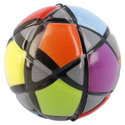 NANU-NANA Spiele*High Bounce Ball, Bunt/schwarz, 6 Cm
