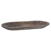 NANU-NANA Schalen & Tabletts|Herbstdeko*Holzschale Oval, Braun, 41 X 21 Cm