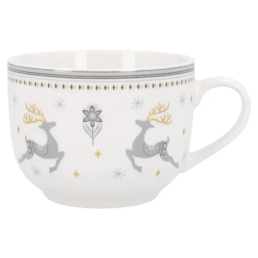NANU-NANA Küche|Weihnachtsbecher*Jumbotasse Rentier, 650 Ml
