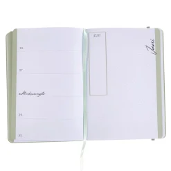 NANU-NANA Weihnachtsgeschenke*Kalender Zeitlos, A5, Eukalyptus