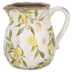 NANU-NANA Vasen & Kunstblumen*Kannenvase Zitrone, 16 Cm