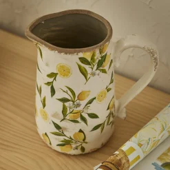 NANU-NANA Vasen & Kunstblumen*Kannenvase Zitrone, 23 Cm