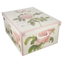 NANU-NANA Geschenkverpackung|Organisation*Karton Motiv, Rose, 39 X 50 Cm