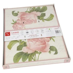NANU-NANA Geschenkverpackung|Organisation*Karton Motiv, Rose, 39 X 50 Cm