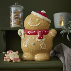 NANU-NANA Weihnachtsbäckerei*Keksdose Lebkuchenmann, 19 Cm