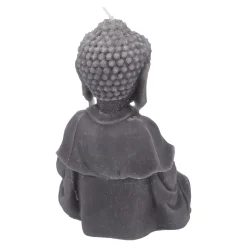 NANU-NANA Kerzen & Kerzenständer*Kerze Buddha, Dunkelgrau, 23 Cm